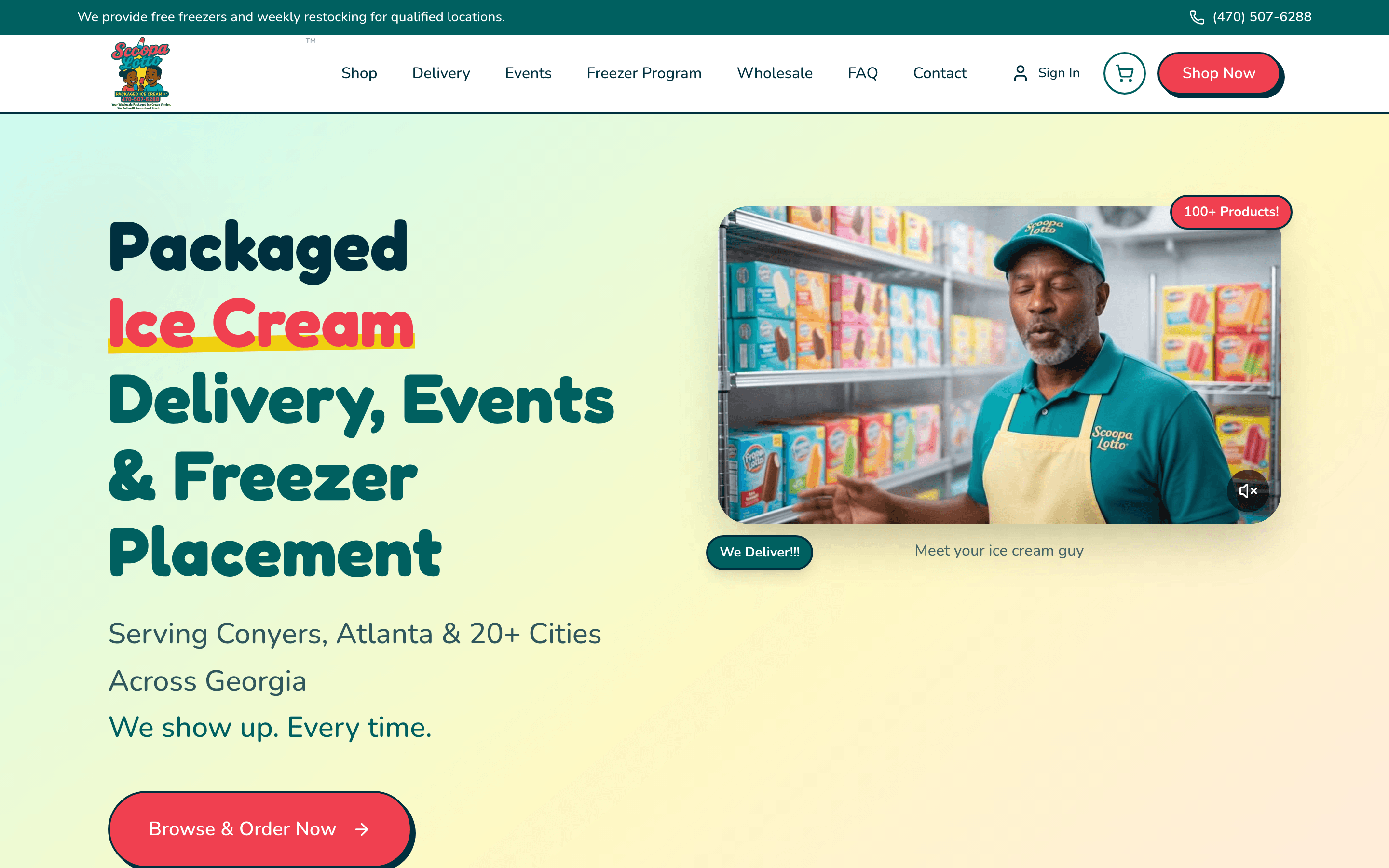 Scoopa Lotto website homepage