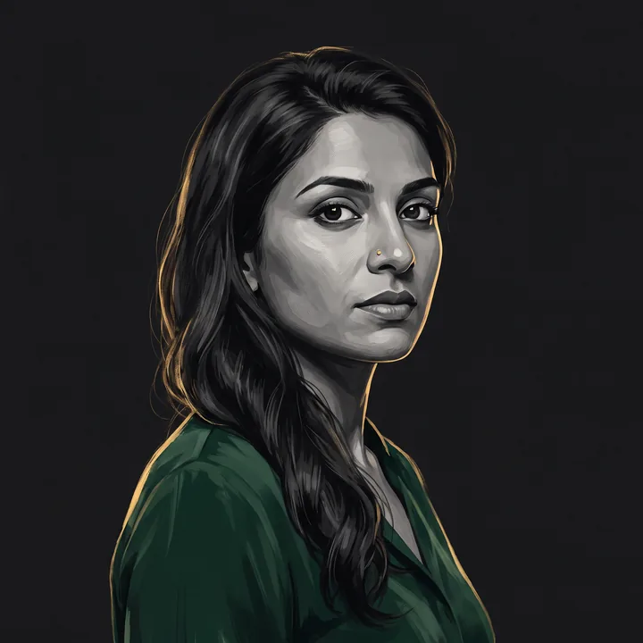 Priya Raghavan — Integrations Engineer, illustrated portrait