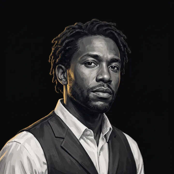 Wes Delacroix — Lead Intelligence Architect, illustrated portrait