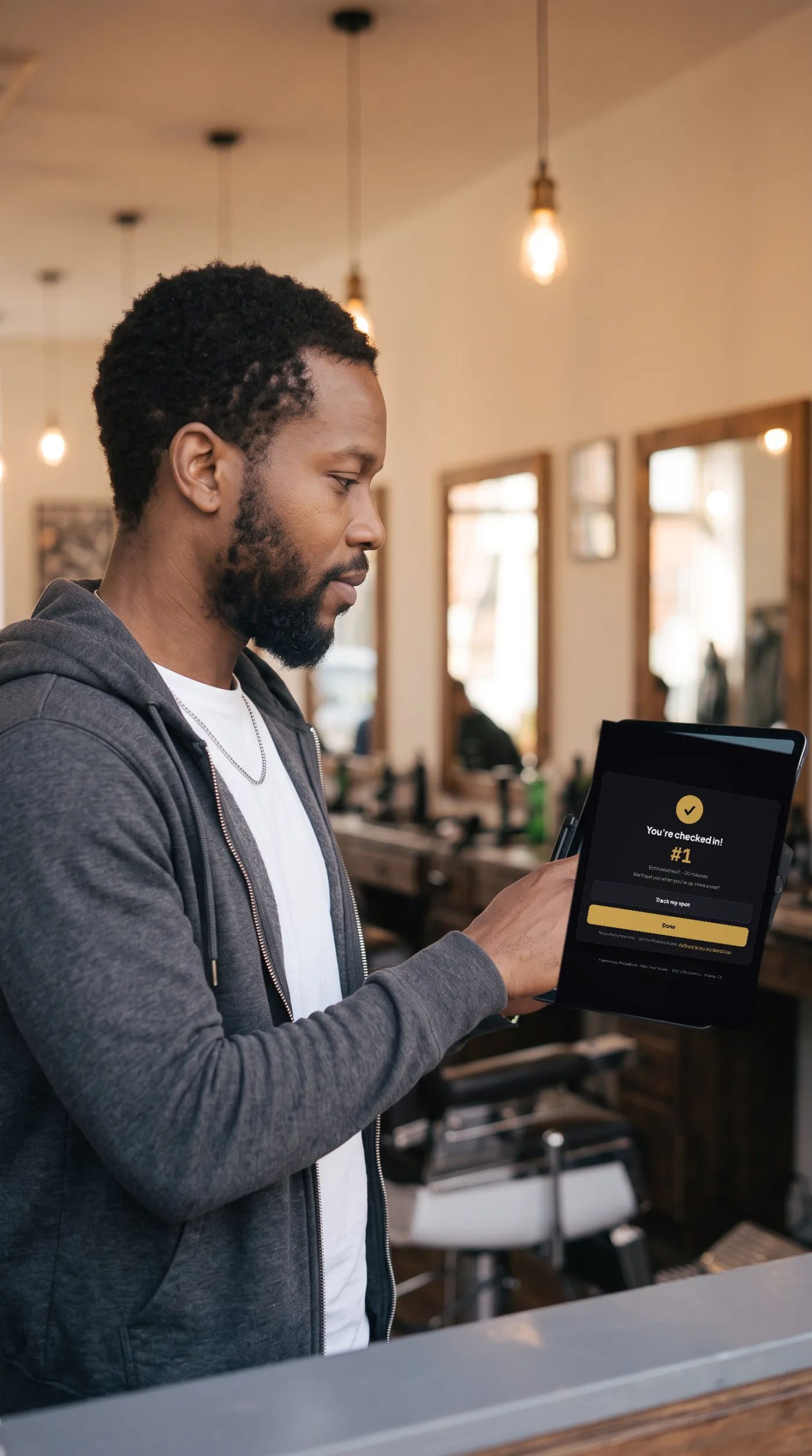 BladeBook — Walk-in queue + booking for barbershops