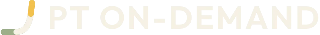 PT On-Demand — Mark + wordmark lockup
